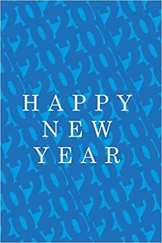 Happy new year 2020: Blue color