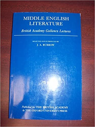 Middle English Literature: British Academy Gollancz Lectures