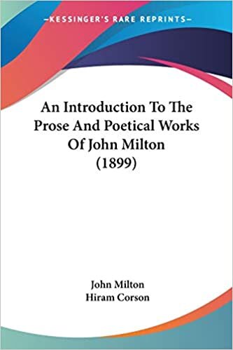 An Introduction To The Prose And Poetical Works Of John Milton (1899)