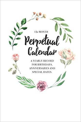 Perpetual Calendar Journal for 2021.: Date book planners: Great Date Book Journal to write in | 6 X 9 inches | Journal 120- page lined | Date book for couples.