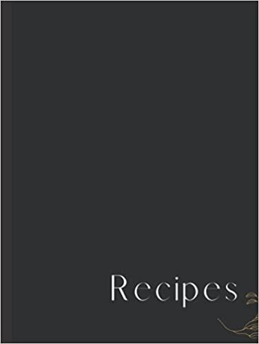 Family Recipe Hardcover Gift Book: Keepsake Recipe Book to Organize and Write Your Own Recipes - 100 Pages 8.5 X 11" - Blank Recipe Cookbook with 60 Notecards to Share