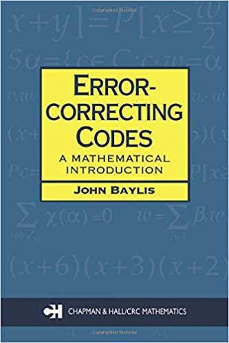 Error Correcting Codes: A Mathematical Introduction (Chapman & Hall Mathematics Series, Band 15)