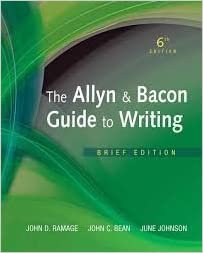 Critical Thinking and Writing in the Disciplines: Readings to Accompany the Allyn and Bacon Handbook
