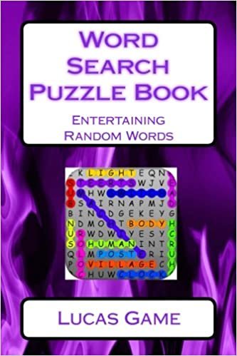 Word Search Puzzle Book: Entertaining Random Words