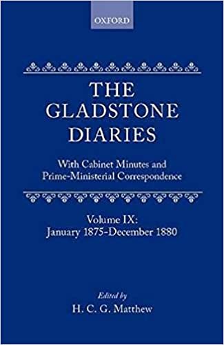 The Gladstone Diaries: Volume 9: January 1875-December 1880: With Cabinet Minutes and Prime-ministerial Correspondence: January 1875-December 1880 v. 9 indir
