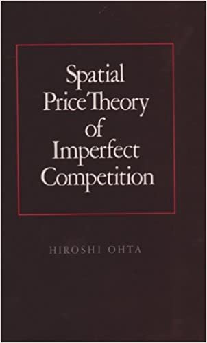 Spatial Price Theory of Imperfect Competition (Texas A&m University Economics)