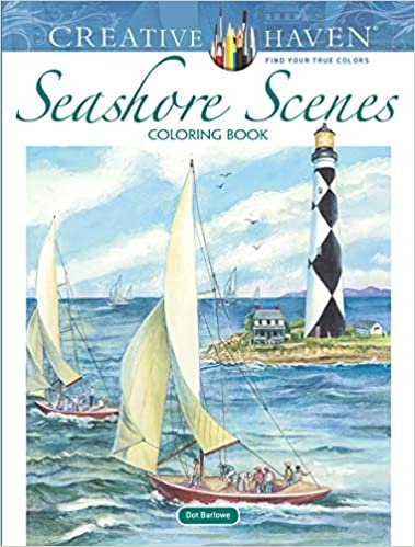 Creative Haven Seashore Scenes Coloring Book (Adult Coloring) (Creative Haven Coloring Books)
