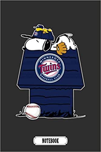 Minnesota Twins Snoopy And Woodstock Resting Together MLB Camping Trip Planner Notebook MLB.