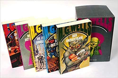 H. G. Wells Edition, 5 Bände: Der Unsichtbare / Menschen, Göttern gleich / Die Zeitmaschine / Kinder der Sterne / Die Insel des Dr. Moreau / Die Riesen kommen indir