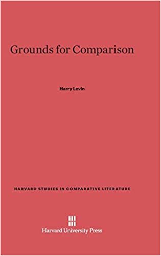 Grounds for Comparison (Harvard Studies in Comparative Literature (Hardcover)) indir