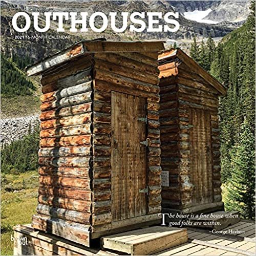 Outhouses - Toilettenhäuschen 2021 - 18-Monatskalender: Original BrownTrout-Kalender indir