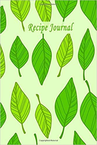 Recipe Journal: Journal, Notebook, Recipe Keeper, Cookbook, Organizer To Write In & Store Your Family Recipes, Blank Fill in Cookbook Template (110 Pages, Blank, 6 x 9) (Empty Cookbook) indir