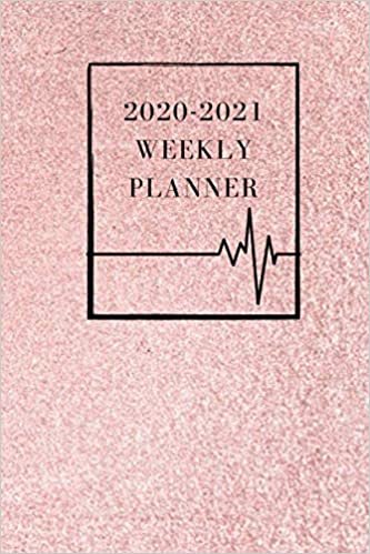 2020-2021 Weekly Planner: 2020-2021 Two Year Weekly Planner, 24 Months Logbook Calendar Agenda Organizer Schedule Yearly Goals, Habit Tracker, Password Log(133 Pages, 6"x9") Elegant Gift, Large Size