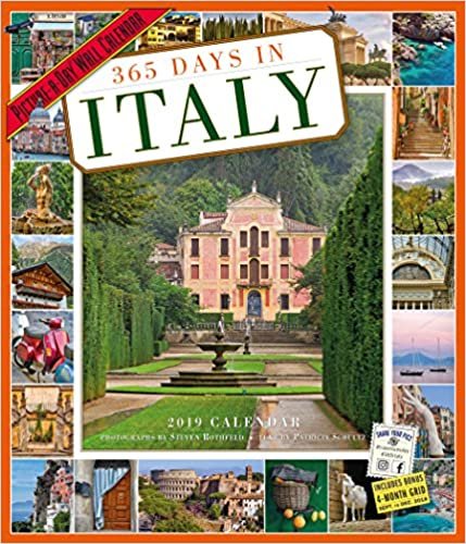 2019 365 Days in Italy Picture-A-Day Wall Calendar