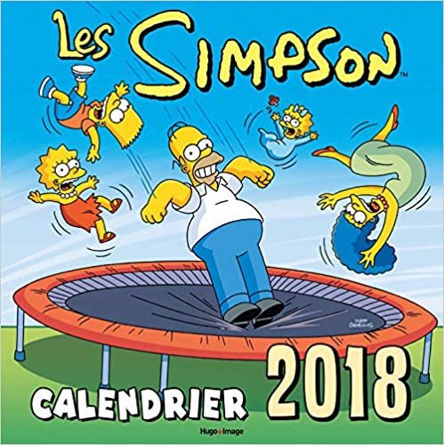 Calendrier mural Les Simpson 2018 indir