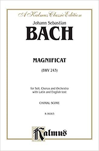 Magnificat: Saatb with Satb Soli (Orch.) (Latin, English Language Edition) (Kalmus Edition)