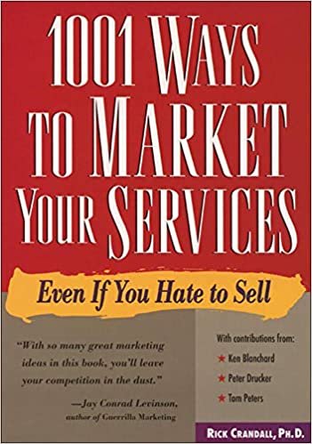 1001 Ways to Market Your Services: For People Who Hate to Sell indir