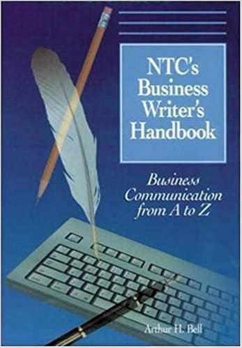 Ntcs Business Writers Handbook: Business Communication from 1 to Z: Business Communication from A to Z (NTC Publishing Group Titles)