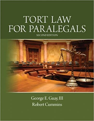 Tort Law for Paralegals: Tort Law for Paralegals_2