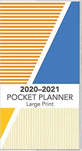 Large Print 2-Year Pocket Planner 2020-2021