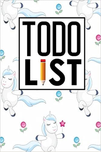 To Do List: Checklist Book, To Do Book, Daily Task Tracker, To Do List Notebook Paperback, Agenda Notepad For Men, Women, Students & Kids, Cute Unicorns Cover: Volume 72 indir