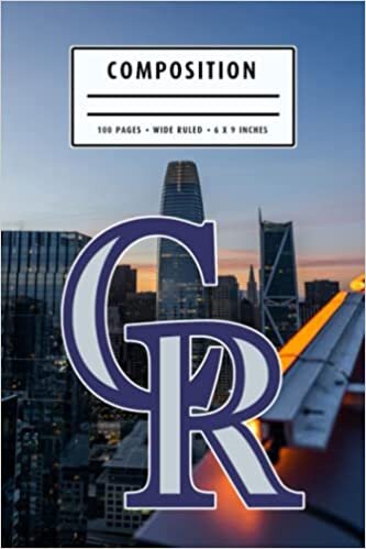 New Year Weekly Timesheet Record Composition : Colorado Rockies Notebook | Christmas, Thankgiving Gift Ideas | Baseball Notebook #18