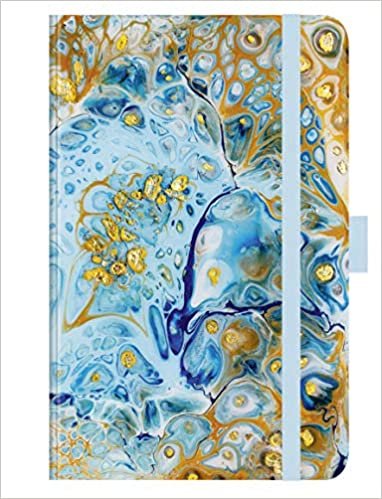 Premium Timer Small "Liquid Art" 2021: Buchkalender - Terminplaner mit hochwertiger Folienveredelung und Prägung. 9 x 14 cm