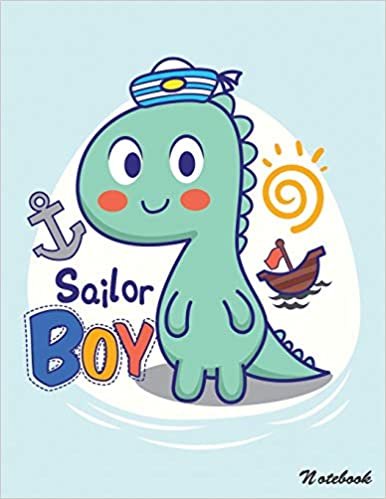 Notebook: Sailor Boy Notebook (8.5 x 11 Inches) 110 Pages