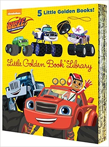 Blaze and the Monster Machines Little Golden Book Library (Blaze and the Monster Machines): Five of Nickeoldeon's Blaze and the Monster Machines Little Golden Books indir
