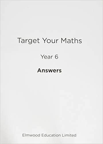 Target Your Maths Year 6 Answer Book: Year 6