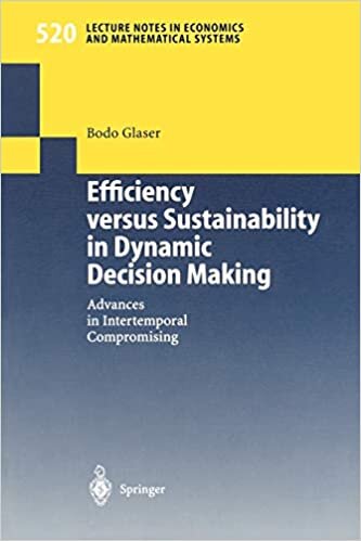 Efficiency versus Sustainability in Dynamic Decision Making: Advances In Intertemporal Compromising (Lecture Notes in Economics and Mathematical Systems (520), Band 520)