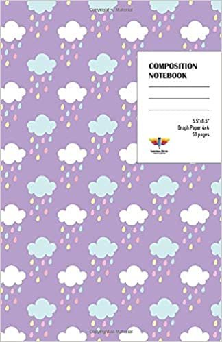 LUOMUS Graph Paper 4x4 Composition Notebook | 5.5 x 8.5 inches | 50 pages (Vol. 1): Note Book for drawing, writing notes, journaling, doodling, list ... writing, school notes, and capturing ideas