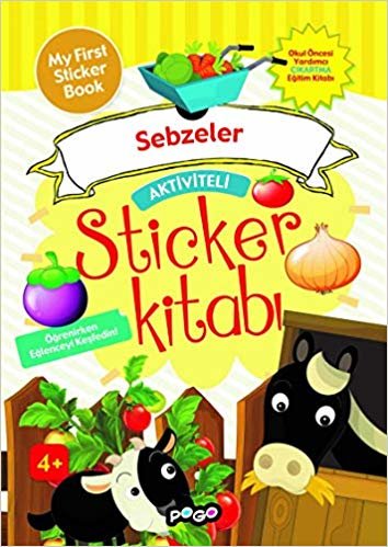 Aktiviteli Sticker Kitabı-Sebzeler