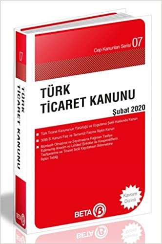 Türk Ticaret Kanunu Cep Kitabı: Cep Kanunları Serisi - Şubat 2020