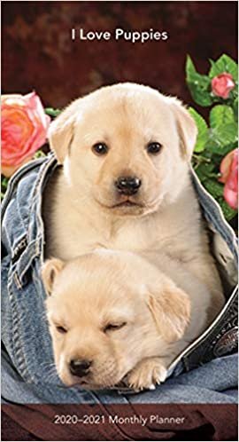 Puppies, I Love 2020 Two Year Pocket Planner