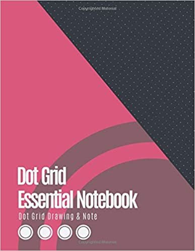 Dot Grid Essential Notebook: Dotted Graph Notebooks (Honeysucle Pink Cover) - Dot Grid Paper Large (8.5 x 11 inches), A4 100 Pages, Engineer Drawing & ... Journal Graphing Pad, Design Book, Work Book.