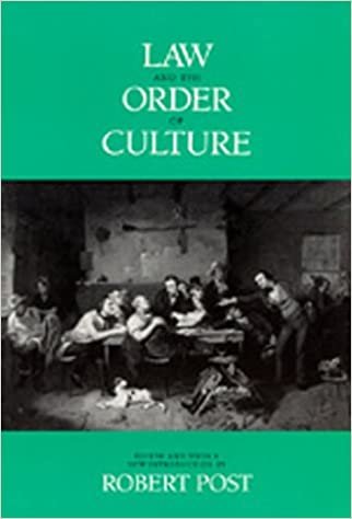 Law and the Order of Culture (Representations Books, 4, Band 4) indir