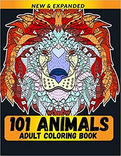101 Animals Adult Coloring Book: A Coloring Book for Relief Stress indir