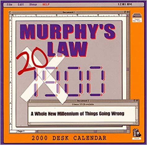 Murphy's law 2000 desk calendar