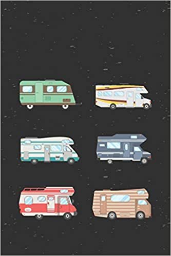 Motorhomes: 6x9 Inch Graph Paper Notebook, 120 pages