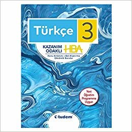Tudem 3. Sınıf Türkçe Kazanım Odaklı HBA