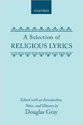 Selection of Religious Lyrics (Clarendon Medieval and Tudor Series)