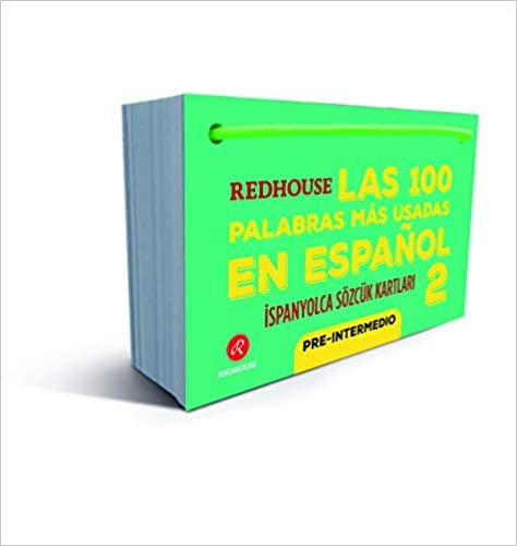 Redhouse İspanyolca Sözcük Kartları 2-Orta Öncesi Düzey