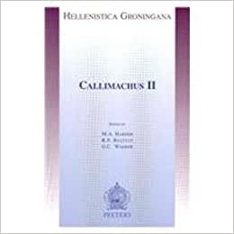 Callimachus II (Hellenistica Groningana)