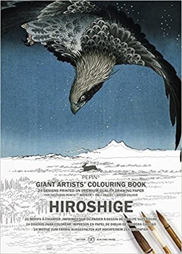 Hiroshige: Giant Artists' Colouring Book (Giant Artists' Colouring Books) indir