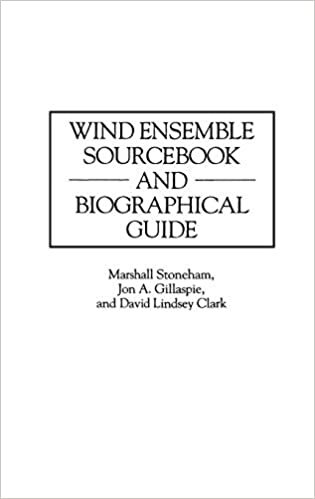 Wind Ensemble Sourcebook and Biographical Guide (Music Reference Collection)