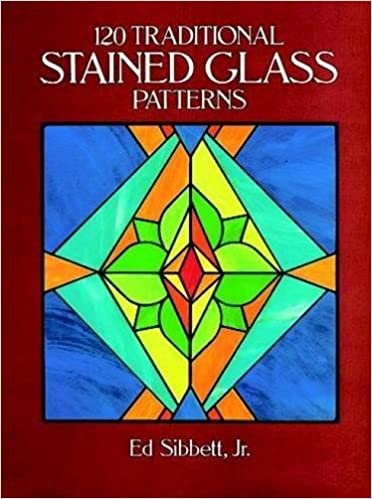 120 Traditional Stained Glass Patterns (Dover Pictorial Archives) (Dover Stained Glass Instruction) indir