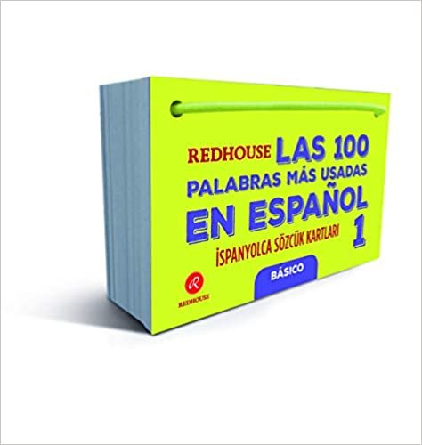 Redhouse İspanyolca Sözcük Kartları 1-Başlangıç Düzeyi