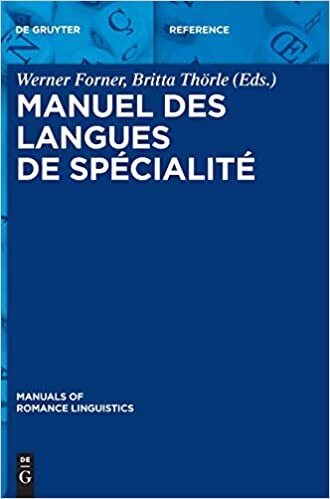 Manuel des langues de spécialité (Manuals of Romance Linguistics, Band 12) indir