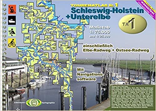 TourenAtlas Wasserwandern / TA1 Schleswig-Holstein-Unterelbe: Wassersport- und Radwanderatlas indir